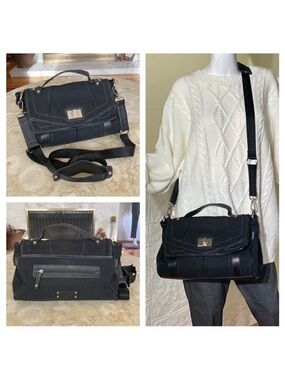 Tignanello Doctors Satchel Crossbody Shoulder Bag Vegan